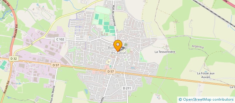 localisation de l'entreprise COMMUNE DE BONCHAMP-LES-LAVAL à BONCHAMP-LES-LAVAL