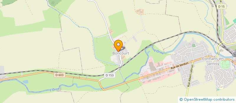 localisation de l'entreprise COMMUNE DE BONCOURT  BONCOURT