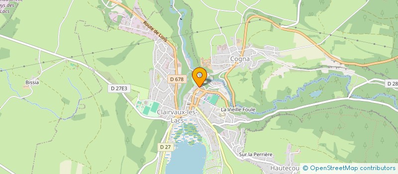 localisation de l'entreprise COMMUNE DE BONLIEU  BONLIEU