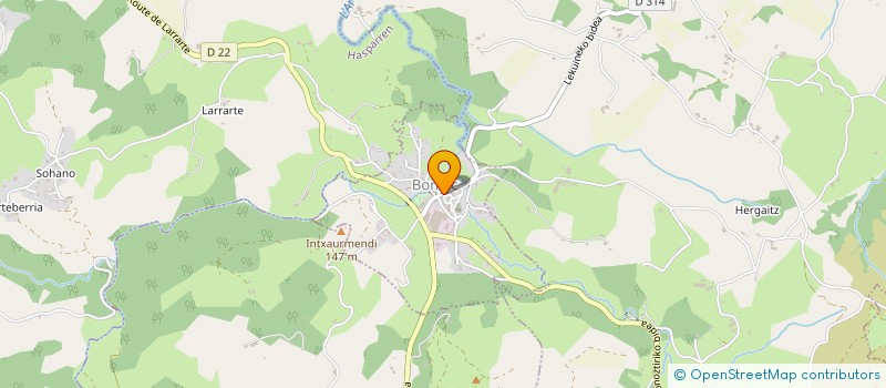 localisation de l'entreprise COMMUNE DE BONLOC  BONLOC