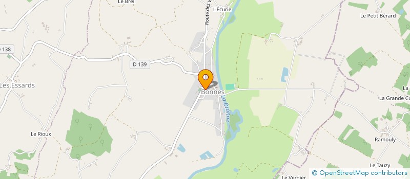 localisation de l'entreprise COMMUNE DE BONNES à BONNES
