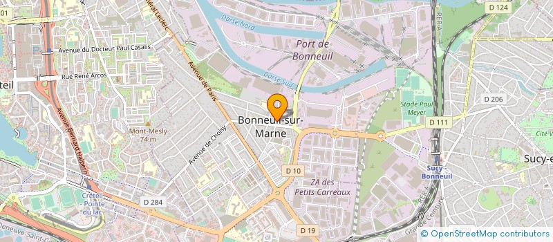 localisation de l'entreprise COMMUNE DE BONNEUIL SUR MARNE à BONNEUIL-SUR-MARNE