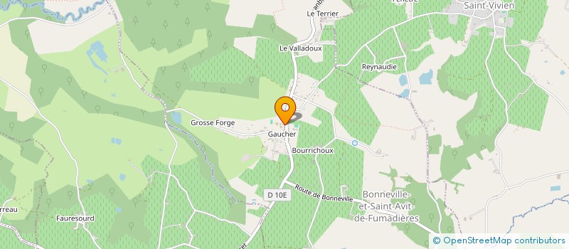 localisation de l'entreprise COMMUNE DE BONNEVILLE ET SAINT AVIT DE FUMADIERES  BONNEVILLE-ET-SAINT-AVIT-DE-FUMADIERES