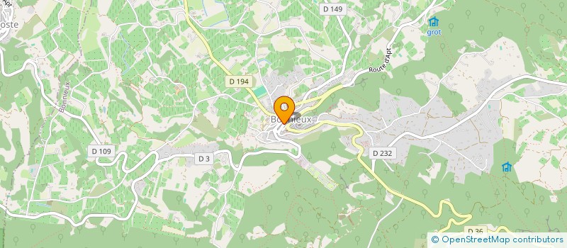 localisation de l'entreprise COMMUNE DE BONNIEUX à BONNIEUX