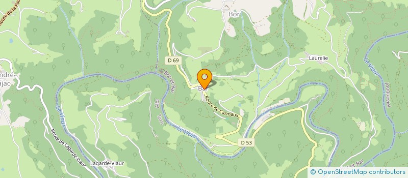 localisation de l'entreprise COMMUNE DE BOR ET BAR  BOR-ET-BAR