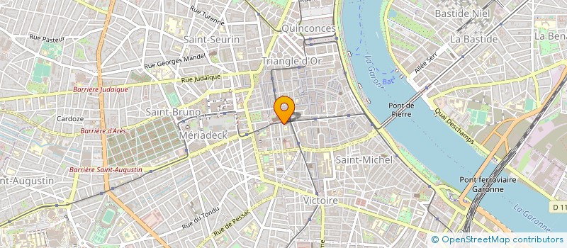 localisation de l'entreprise COMMUNE DE BORDEAUX  BORDEAUX