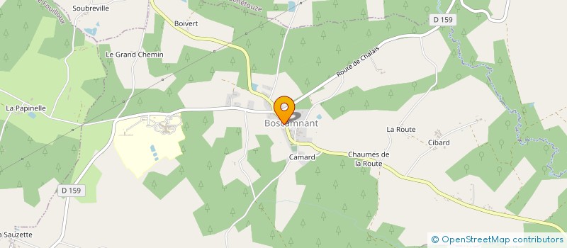 localisation de l'entreprise COMMUNE DE BOSCAMNANT  BOSCAMNANT