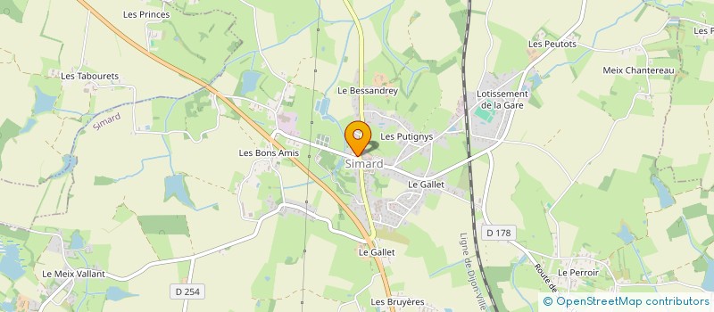 localisation de l'entreprise COMMUNE DE BOSJEAN  BOSJEAN