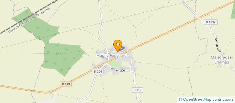 localisation de l'entreprise COMMUNE DE BOSSANCOURT  BOSSANCOURT