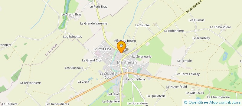 localisation de l'entreprise COMMUNE DE BOSSEE  BOSSEE