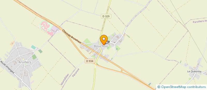 localisation de l'entreprise COMMUNE DE BOUCHOIR  BOUCHOIR