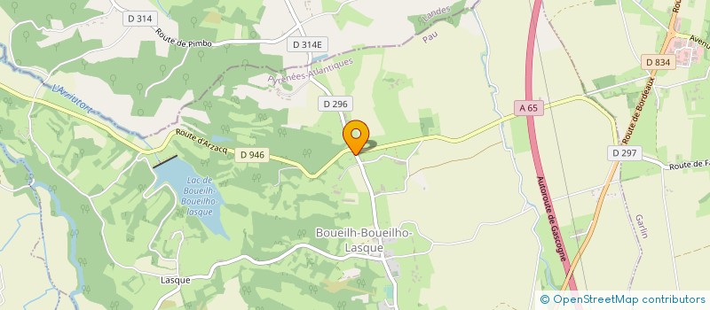 localisation de l'entreprise COMMUNE DE BOUEILH BOUEILHO LASQUE  BOUEILH-BOUEILHO-LASQUE