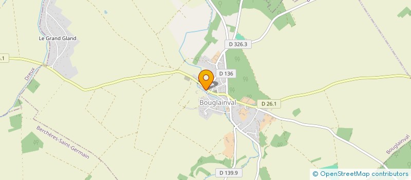 localisation de l'entreprise COMMUNE DE BOUGLAINVAL à BOUGLAINVAL