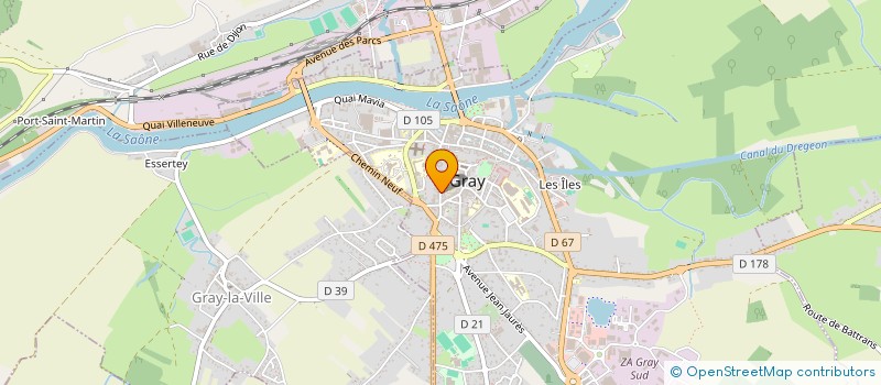 localisation de l'entreprise COMMUNE DE BOUHANS ET FEURG  BOUHANS-ET-FEURG