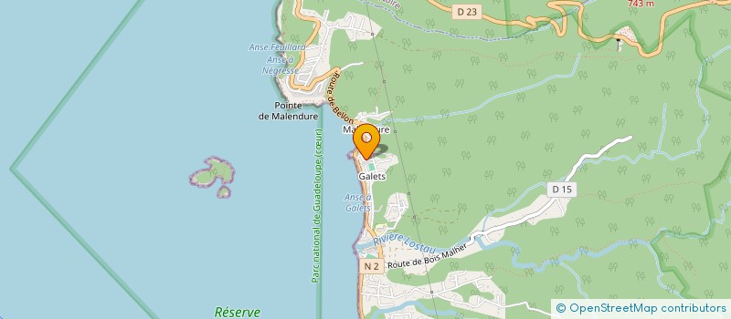 localisation de l'entreprise COMMUNE DE BOUILLANTE à BOUILLANTE