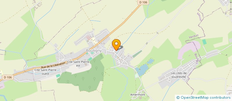 localisation de l'entreprise COMMUNE DE BOULIGNY à BOULIGNY