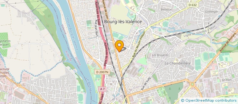 localisation de l'entreprise COMMUNE DE BOURG-LES-VALENCE à BOURG-LES-VALENCE