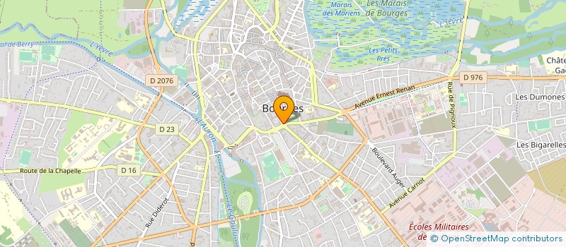 localisation de l'entreprise COMMUNE DE BOURGES à BOURGES
