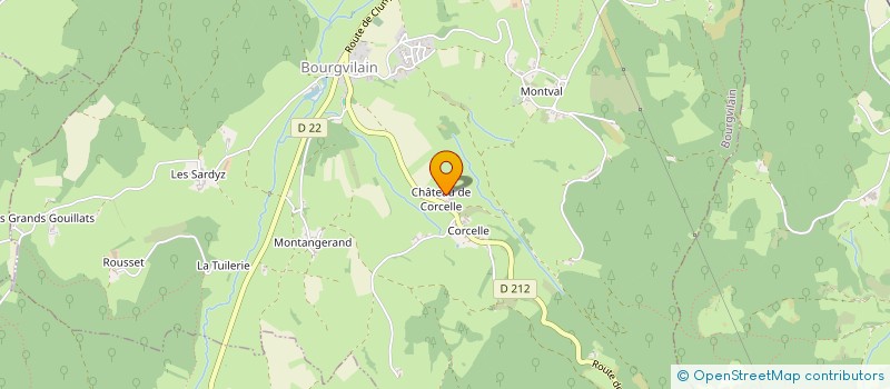 localisation de l'entreprise COMMUNE DE BOURGVILAIN  BOURGVILAIN