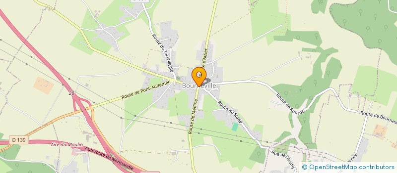 localisation de l'entreprise COMMUNE DE BOURNEVILLE-SAINTE-CROIX à BOURNEVILLE-SAINTE-CROIX