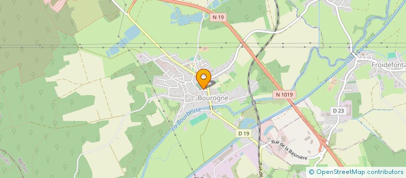 localisation de l'entreprise COMMUNE DE BOUROGNE à BOUROGNE