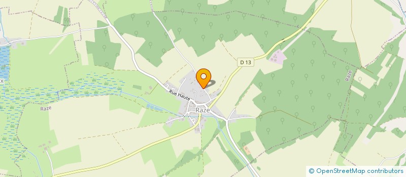 localisation de l'entreprise COMMUNE DE BOURSIERES  BOURSIERES