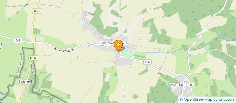 localisation de l'entreprise COMMUNE DE BOURY EN VEXIN  BOURY-EN-VEXIN