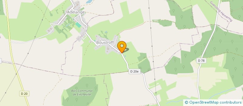 localisation de l'entreprise COMMUNE DE BOUSTROFF  BOUSTROFF