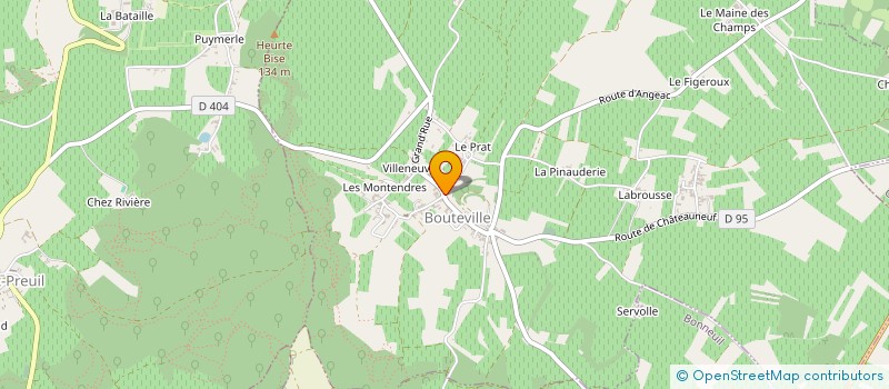 localisation de l'entreprise COMMUNE DE BOUTEVILLE  BOUTEVILLE