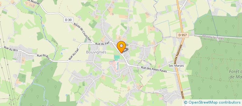 localisation de l'entreprise COMMUNE DE BOUVIGNIES à BOUVIGNIES