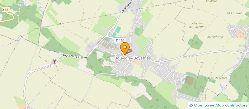 localisation de l'entreprise COMMUNE DE BOUVIGNY BOYEFFLES  BOUVIGNY-BOYEFFLES