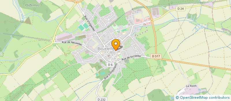 localisation de l'entreprise COMMUNE DE BOUXWILLER à BOUXWILLER
