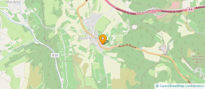 localisation de l'entreprise COMMUNE DE BOUZE-LES-BEAUNE  BOUZE-LES-BEAUNE