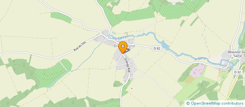 localisation de l'entreprise COMMUNE DE BRAGELOGNE BEAUVOIR  BRAGELOGNE-BEAUVOIR