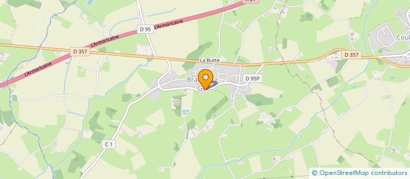 localisation de l'entreprise COMMUNE DE BRAINS SUR GEE  BRAINS-SUR-GEE