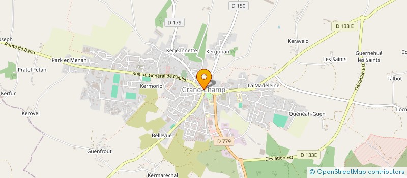 localisation de l'entreprise COMMUNE DE BRANDIVY  BRANDIVY