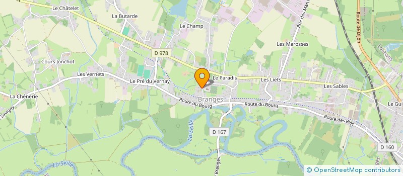localisation de l'entreprise COMMUNE DE BRANGES à BRANGES