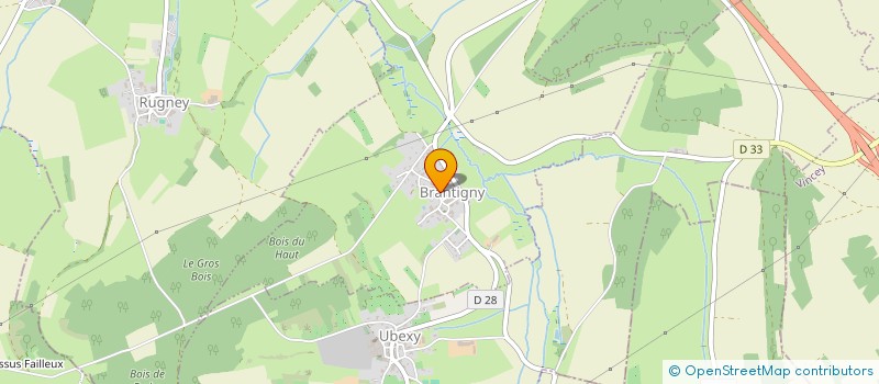 localisation de l'entreprise COMMUNE DE BRANTIGNY  BRANTIGNY