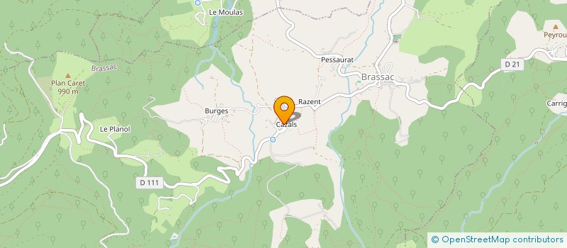 localisation de l'entreprise COMMUNE DE BRASSAC à BRASSAC