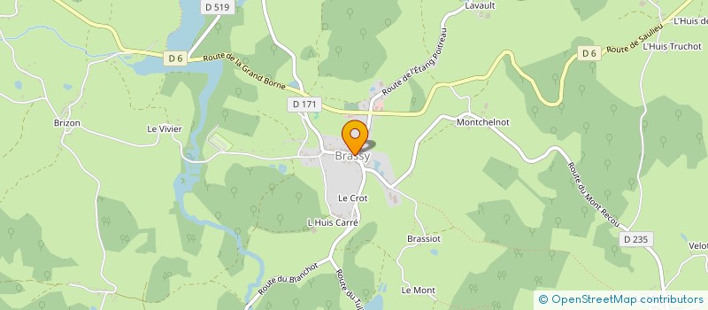 localisation de l'entreprise COMMUNE DE BRASSY à BRASSY