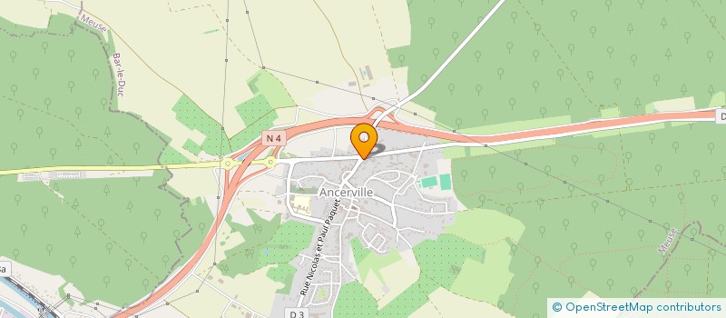 localisation de l'entreprise COMMUNE DE BRAUVILLIERS à BRAUVILLIERS