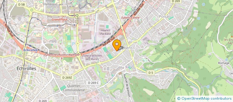 localisation de l'entreprise COMMUNE DE BRESSON  BRESSON