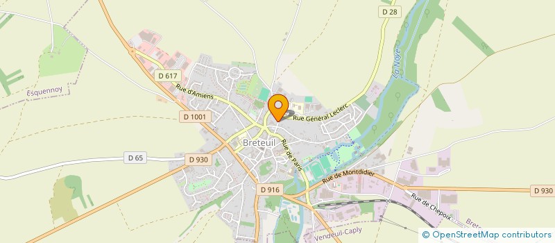 localisation de l'entreprise COMMUNE DE BRETEUIL à BRETEUIL