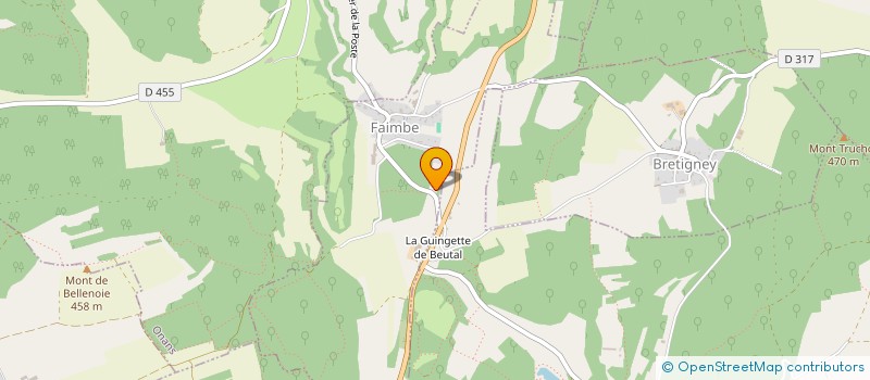 localisation de l'entreprise COMMUNE DE BRETIGNEY  BRETIGNEY