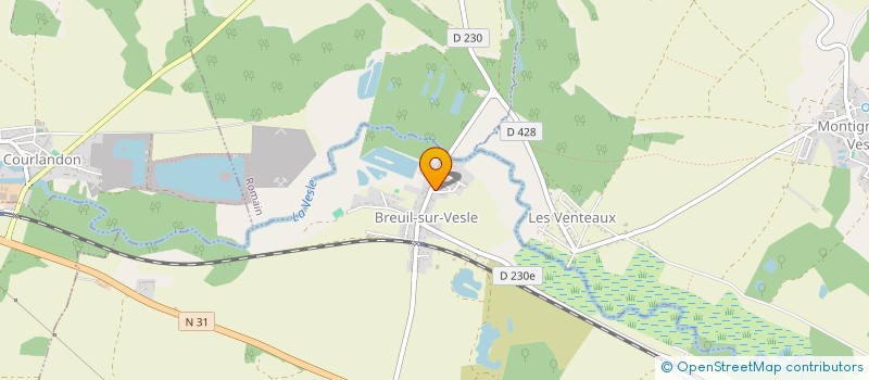 localisation de l'entreprise COMMUNE DE BREUIL-SUR-VESLE  BREUIL-SUR-VESLE