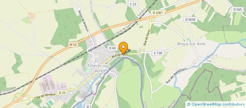 localisation de l'entreprise COMMUNE DE BREUX SUR AVRE à BREUX-SUR-AVRE