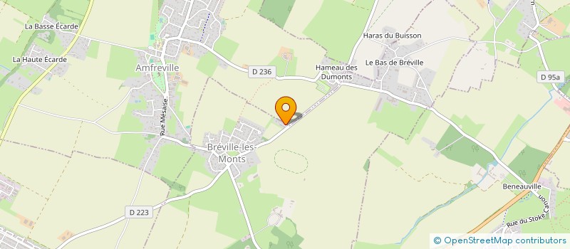 localisation de l'entreprise COMMUNE DE BREVILLE  BREVILLE-LES-MONTS