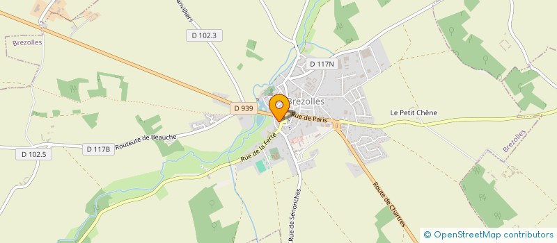 localisation de l'entreprise COMMUNE DE BREZOLLES à BREZOLLES