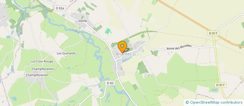 localisation de l'entreprise COMMUNE DE BRIANTES à BRIANTES