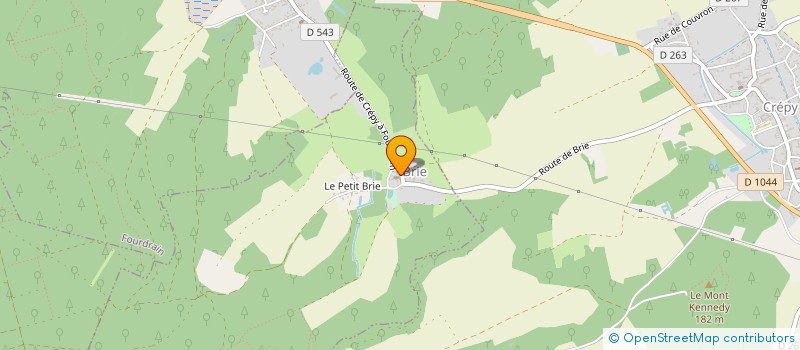 localisation de l'entreprise COMMUNE DE BRIE à BRIE